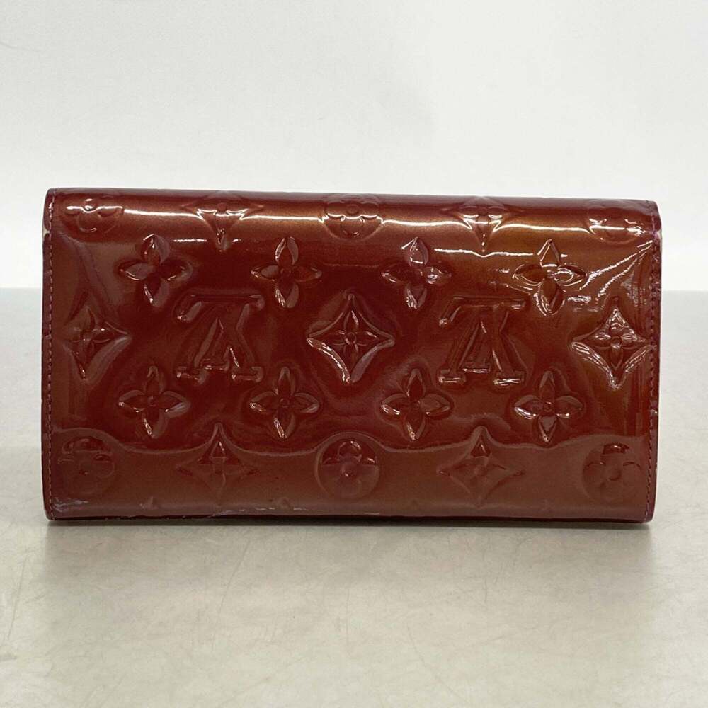 Louis Vuitton Vernis Portefeuille Sarah Long Wallet M93577 Violet (Women's) - Picture 9 of 9